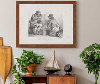 The Card Players by Louis Leopold Boilly