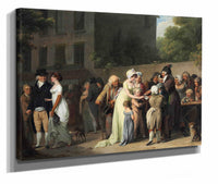 The Card Sharp On The Boulevard by Louis Leopold Boilly