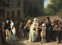 The Card Sharp On The Boulevard by Louis Leopold Boilly