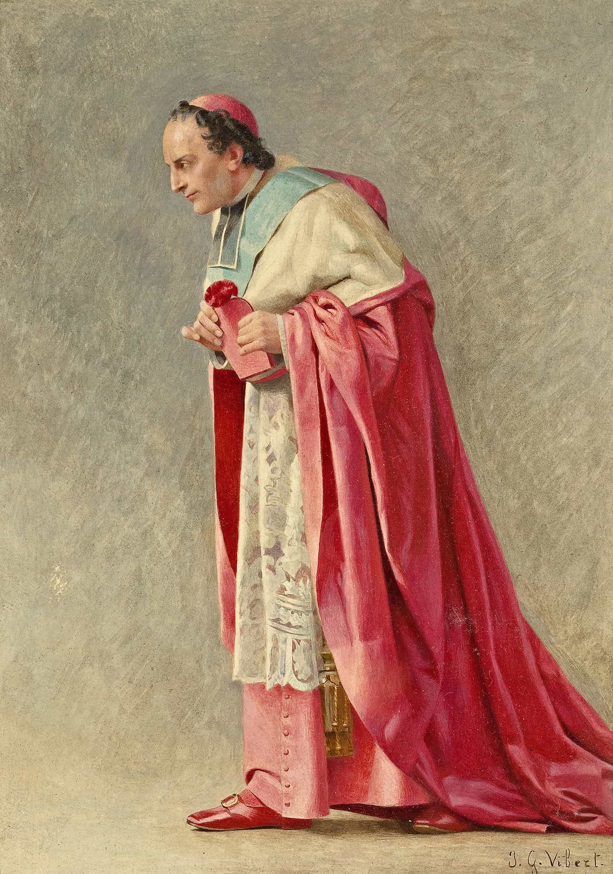 The Cardinal by Jehan Georges Vibert