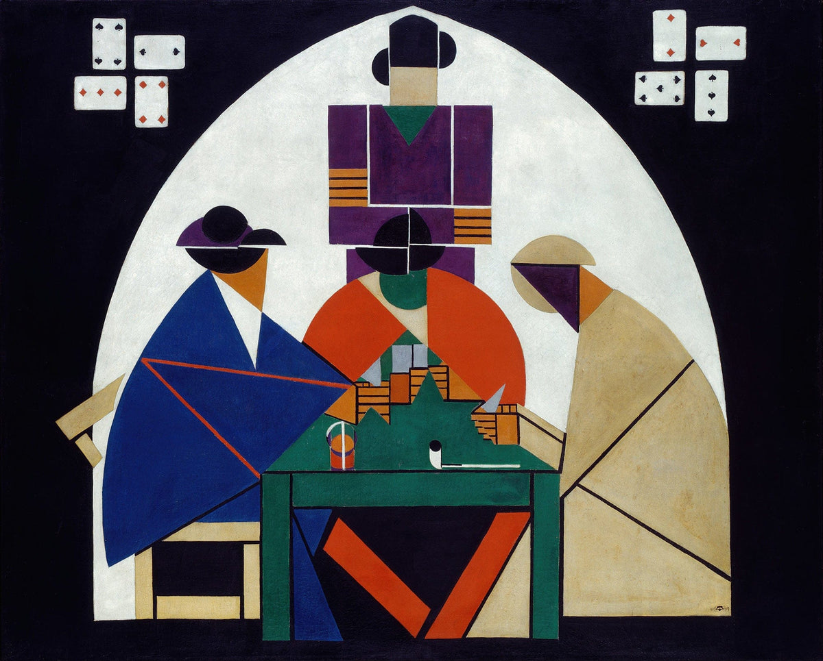 The Cardplayers Between And by Theo Van Doesburg