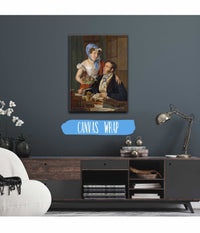 The Cartographer Professor Josef Juttner And His Wife by Ferdinand Georg Waldmuller