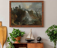 The Cascades At Tivoli by Hubert Robert