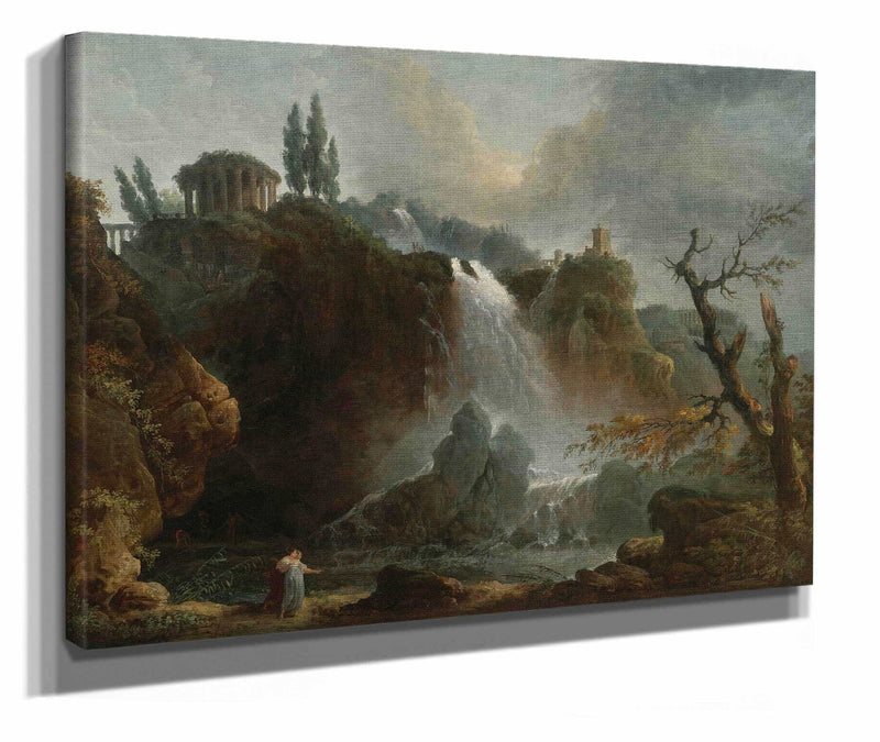 The Cascades At Tivoli by Hubert Robert