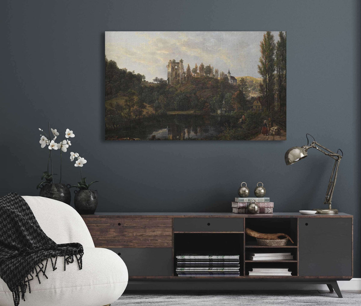 The Castle Ruin At Tharandt by Johan Christian Dahl