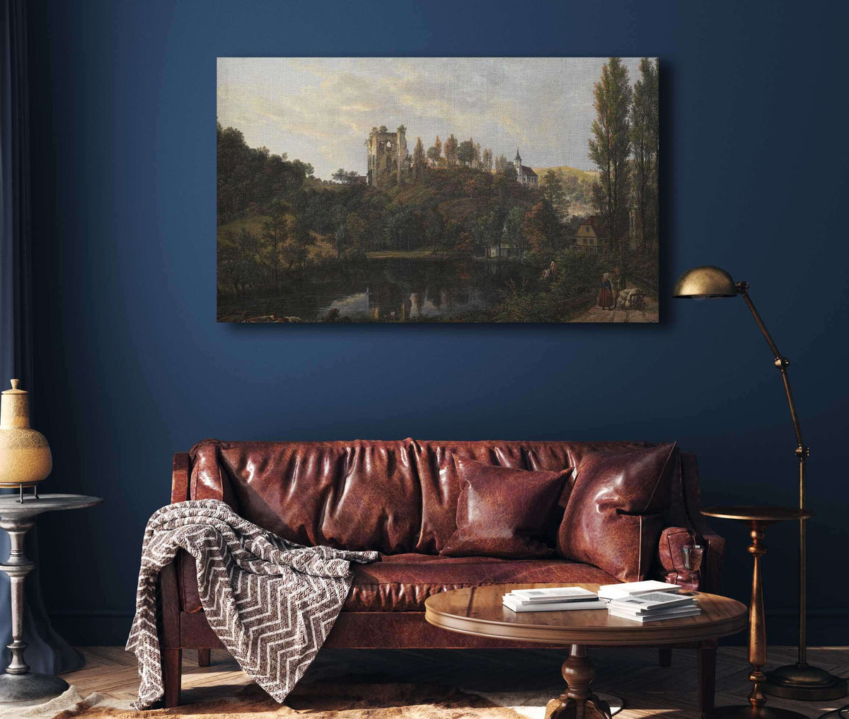 The Castle Ruin At Tharandt by Johan Christian Dahl