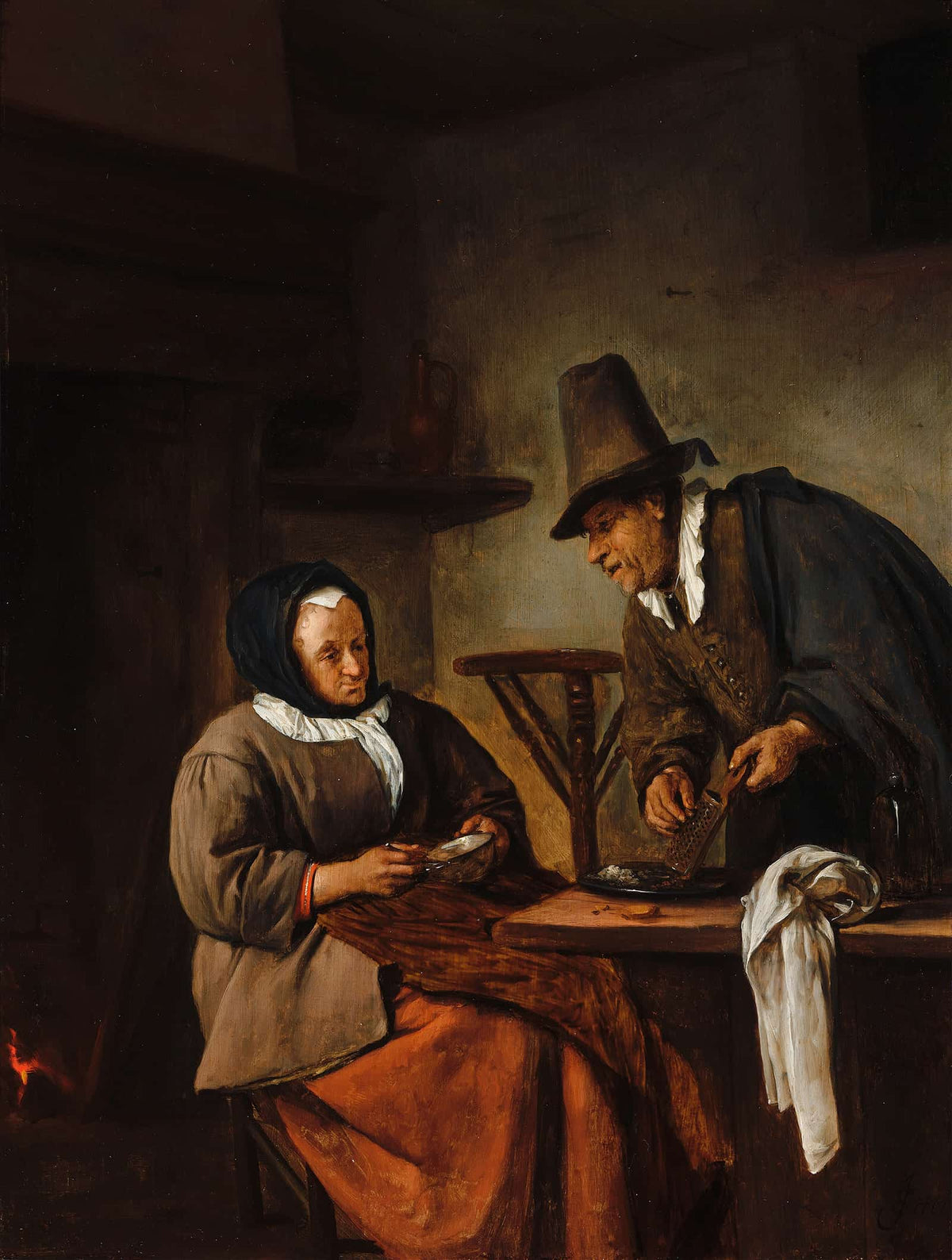 The Caudle Makers  by Jan Steen