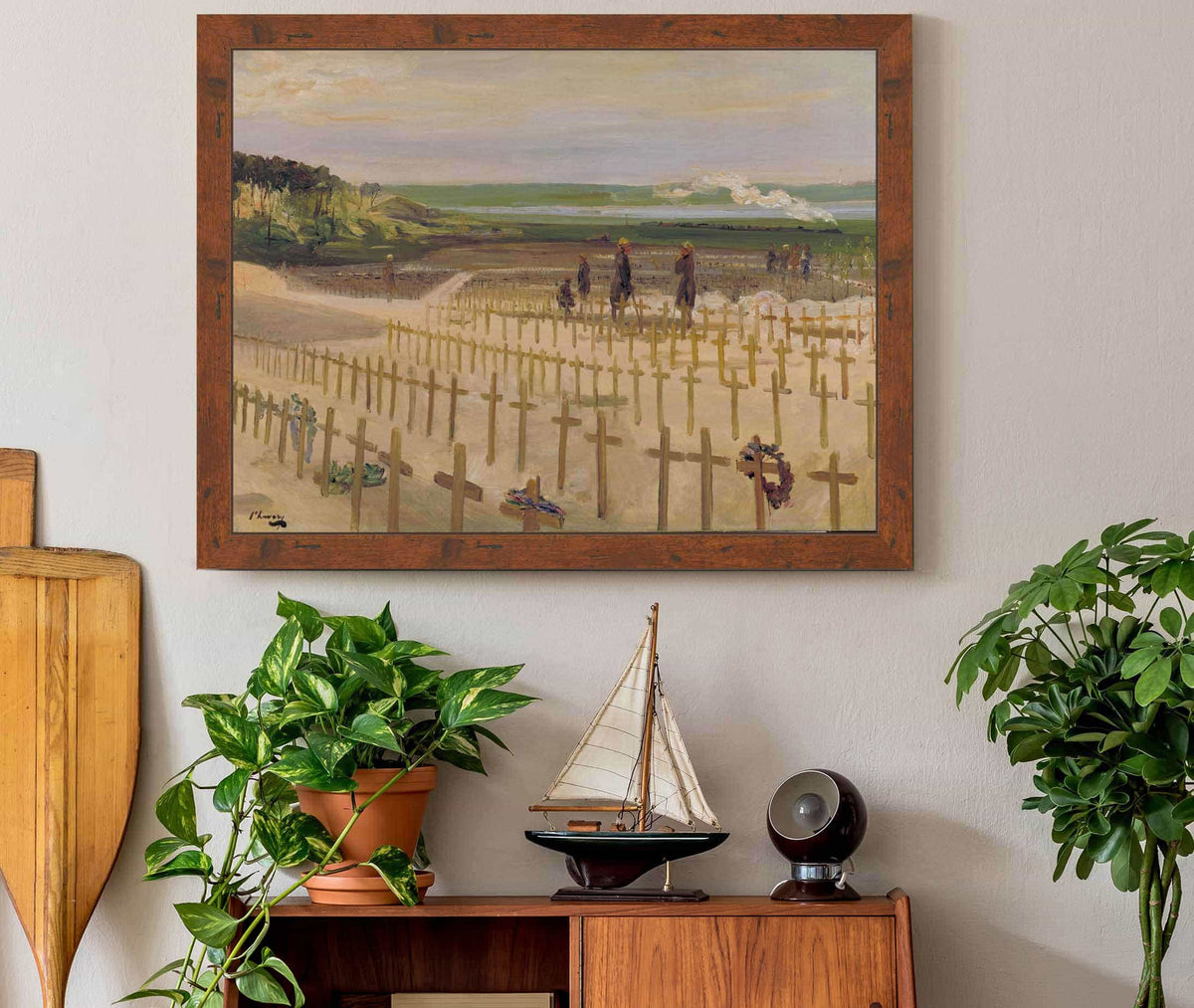 The Cemetery Etaples by Sir John Lavery