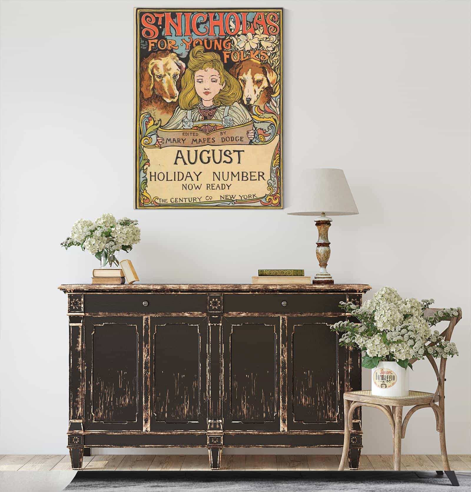 The Century Holiday Number St Nicholas For Young Folks August by Louis Rhead