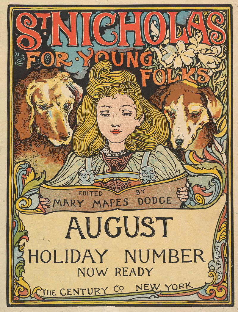 The Century Holiday Number St Nicholas For Young Folks August by Louis Rhead