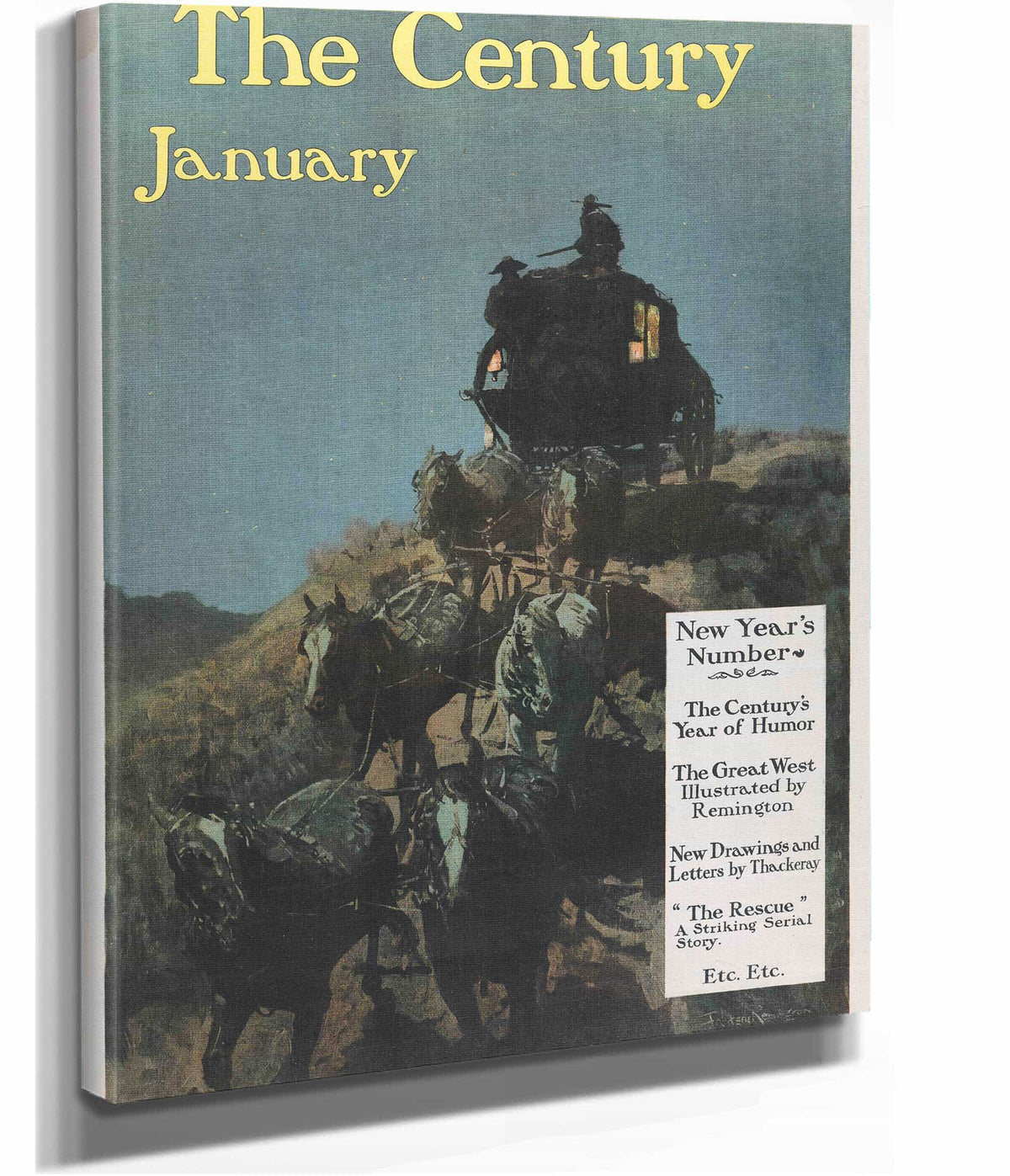 The Century New Years Number January by Frederic Remington
