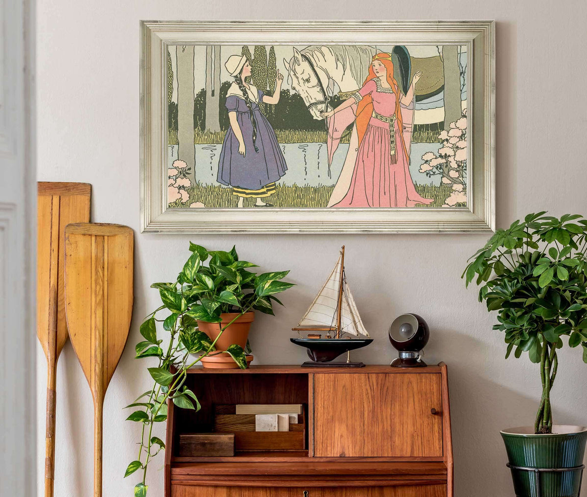 The Chambermaid Refuses To Bring Water To The Princess by Margaret Evans Price