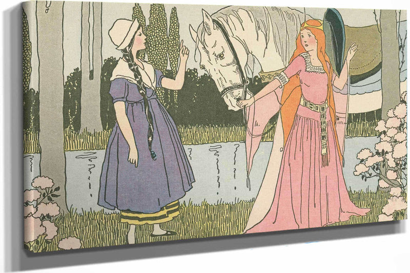 The Chambermaid Refuses To Bring Water To The Princess by Margaret Evans Price