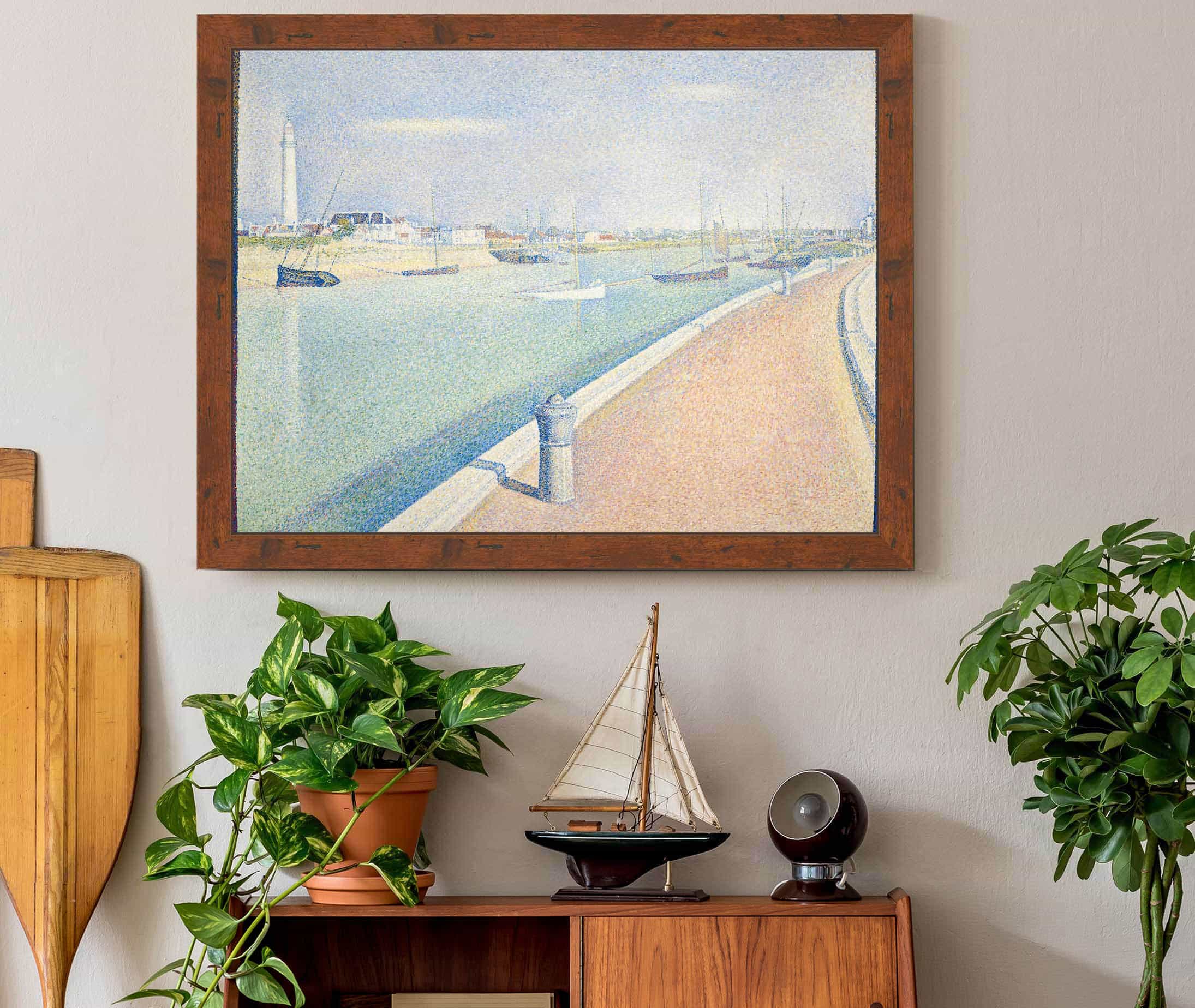The Channel Of Gravelines Petit Fort Philippe by Georges Seurat