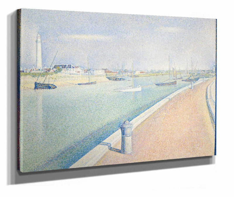 The Channel Of Gravelines Petit Fort Philippe by Georges Seurat
