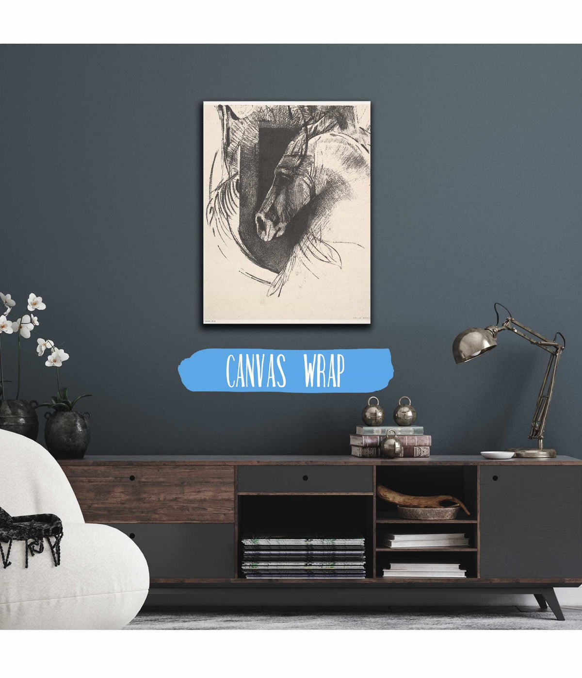 The Charger by Odilon Redon