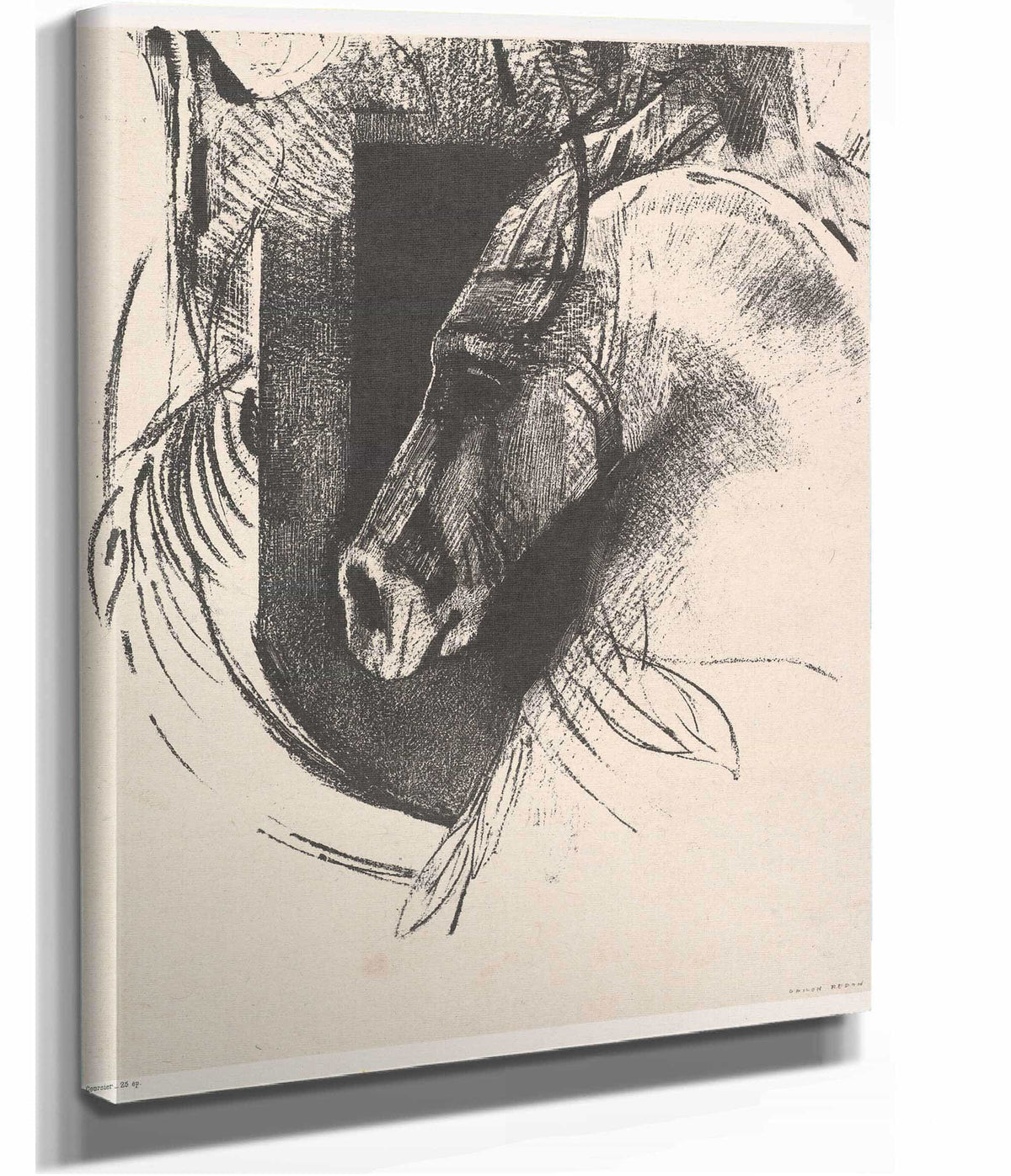 The Charger by Odilon Redon