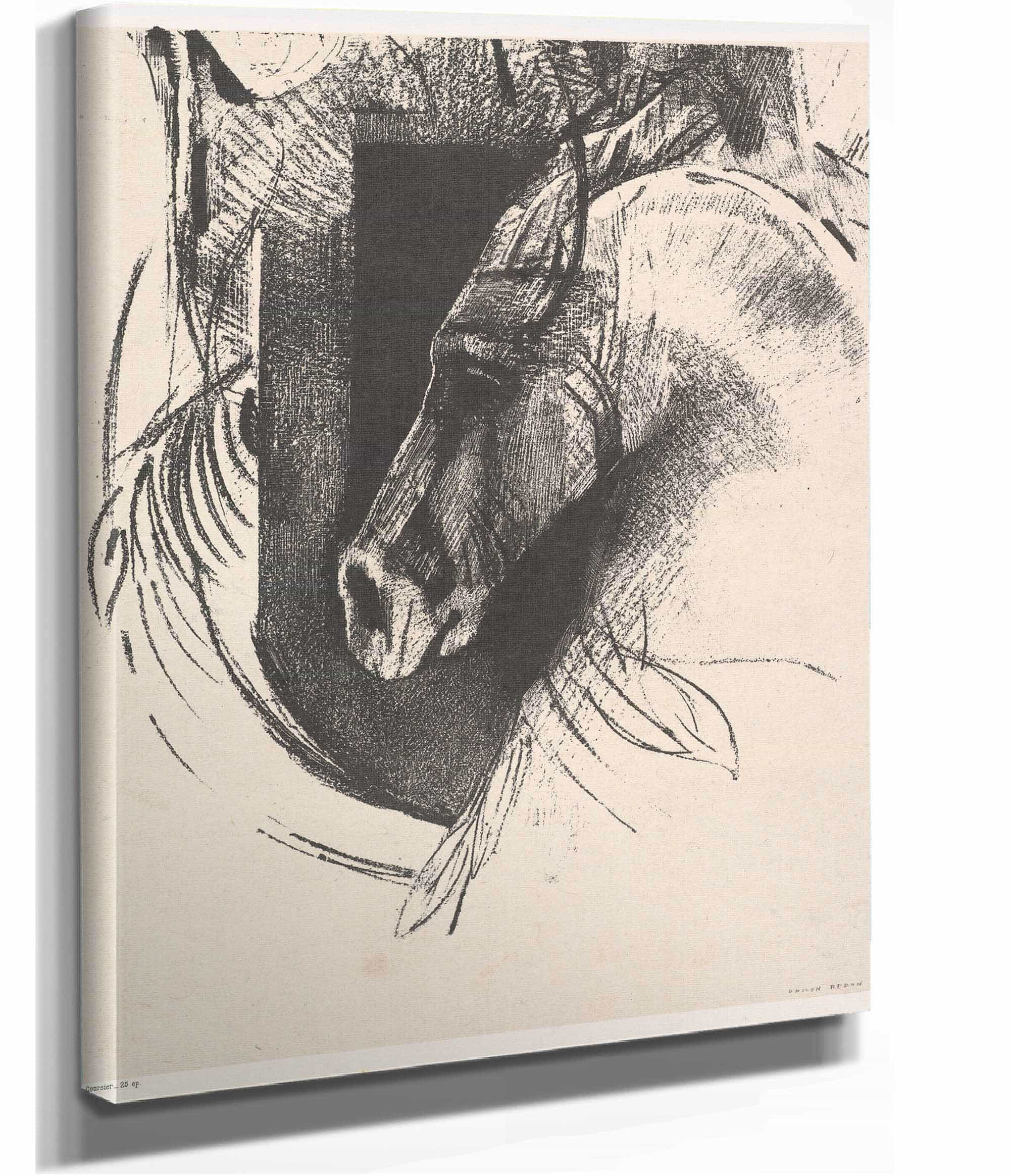 The Charger by Odilon Redon