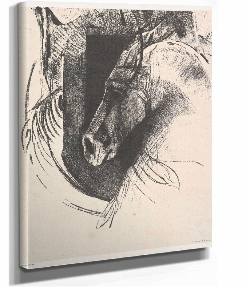 The Charger by Odilon Redon