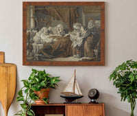 The Charitable Woman La Dame De Charite  by Jean Baptiste Greuze