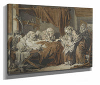 The Charitable Woman La Dame De Charite  by Jean Baptiste Greuze