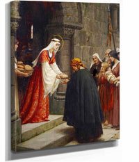 The Charity Of Saint Elizabeth Of Hungary by Edmund Blair Leighton