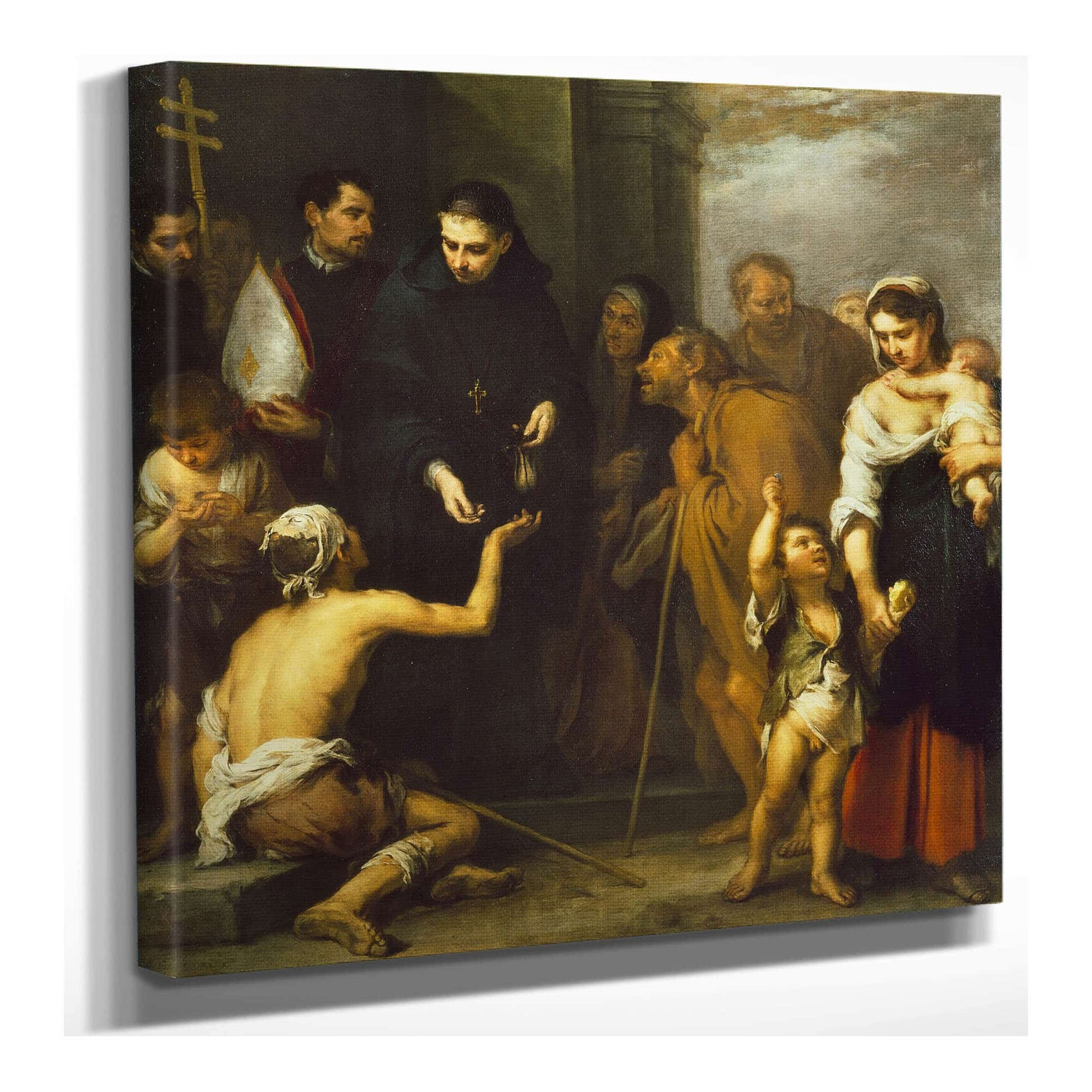 The Charity Of Saint Thomas Of Villanueva by Bartolome Esteban Murillo