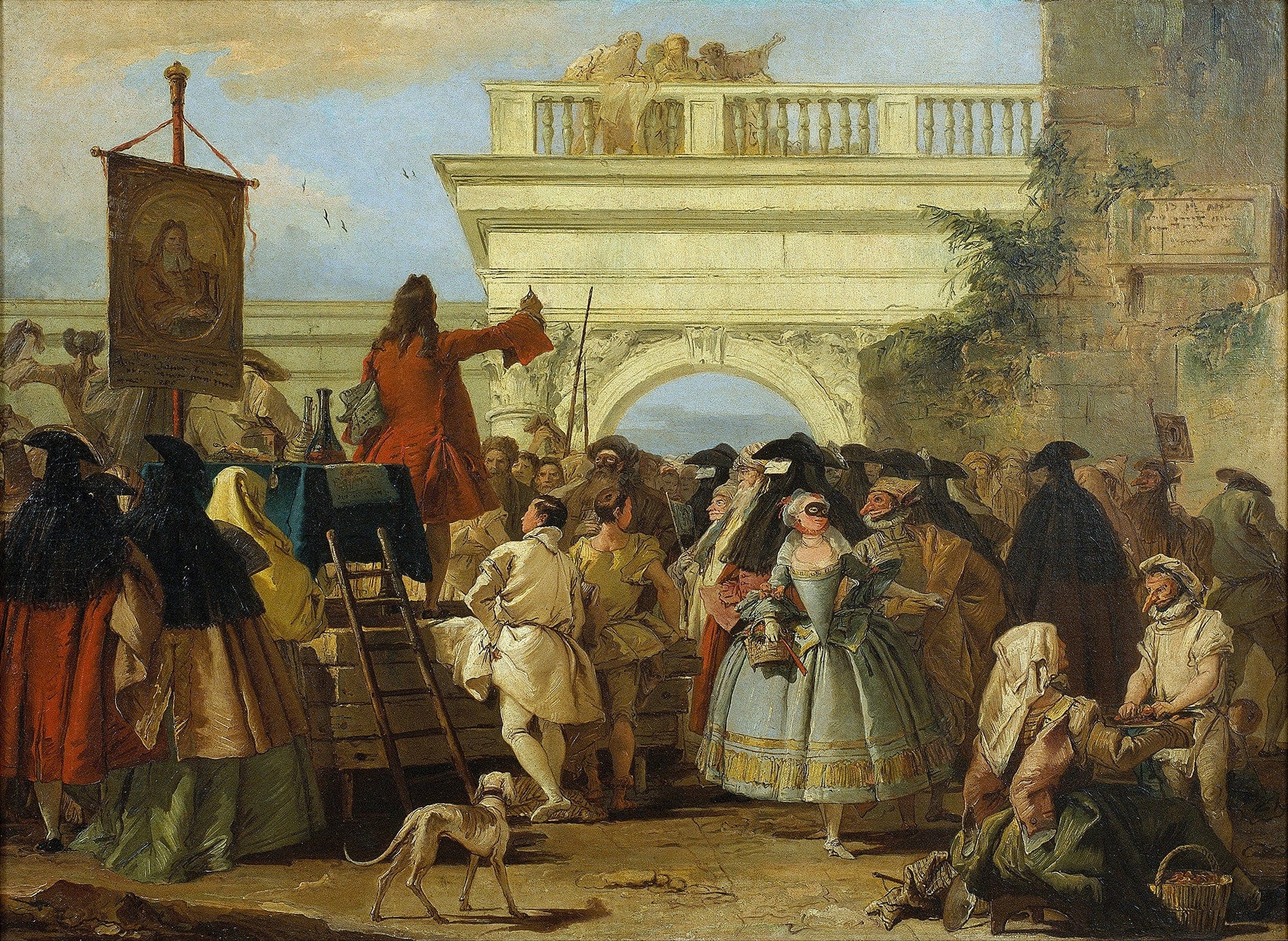The Charlatan by Giovanni Domenico Tiepolo