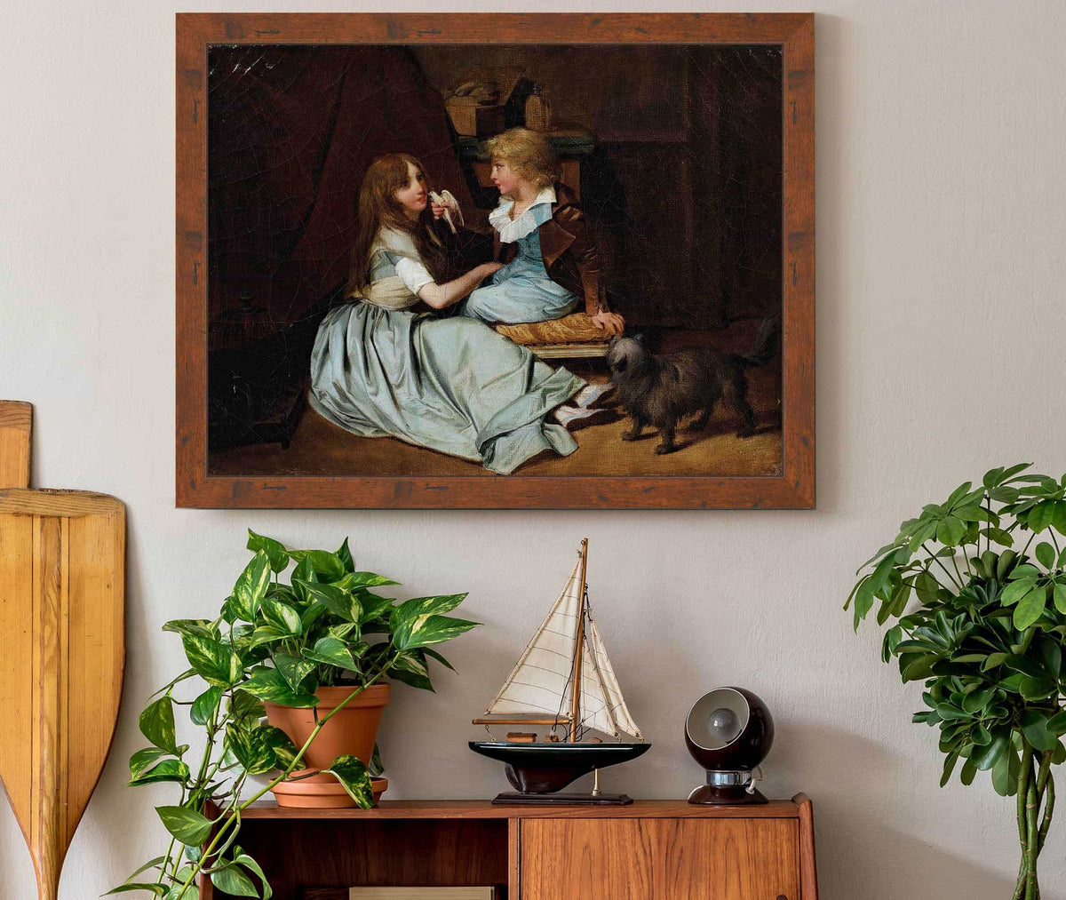 The Cherished Dove by Louis Leopold Boilly