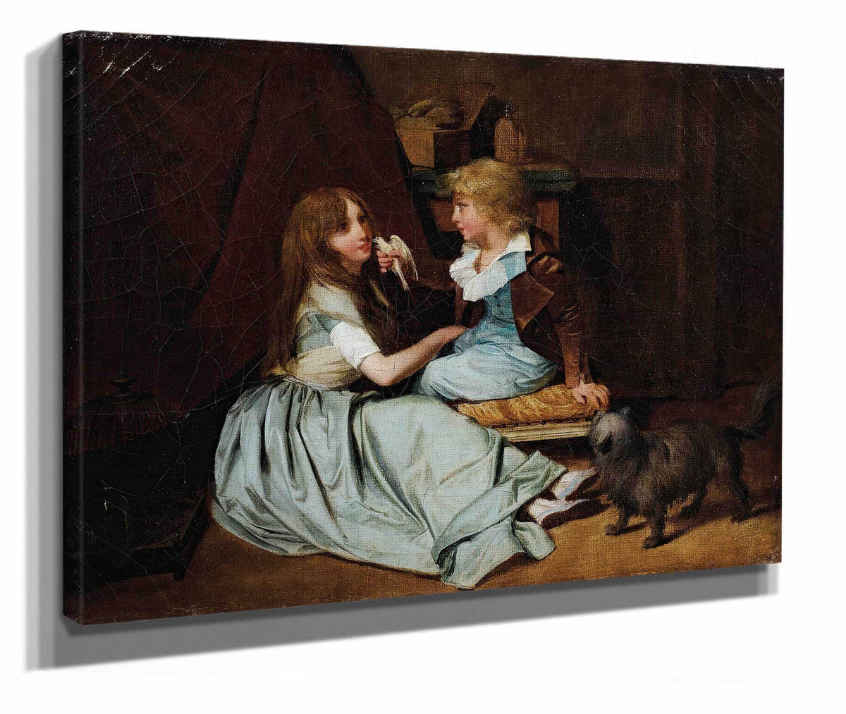 The Cherished Dove by Louis Leopold Boilly