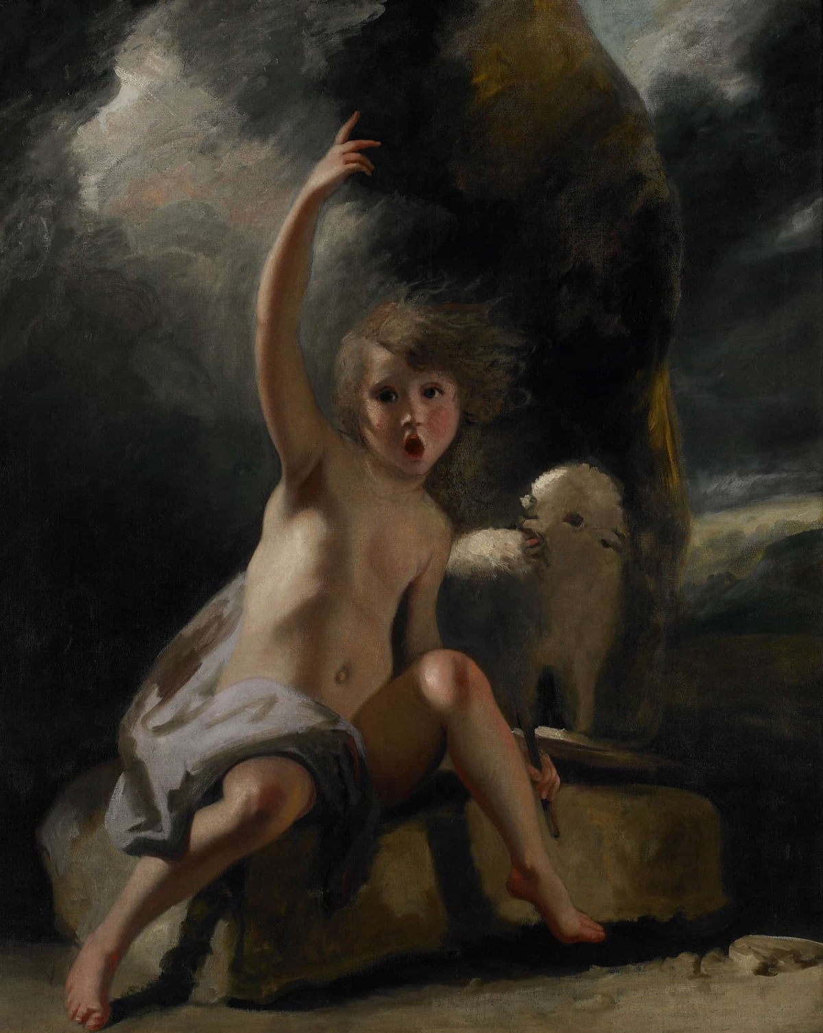 The Child Baptist In The Wilderness by Sir Joshua Reynolds