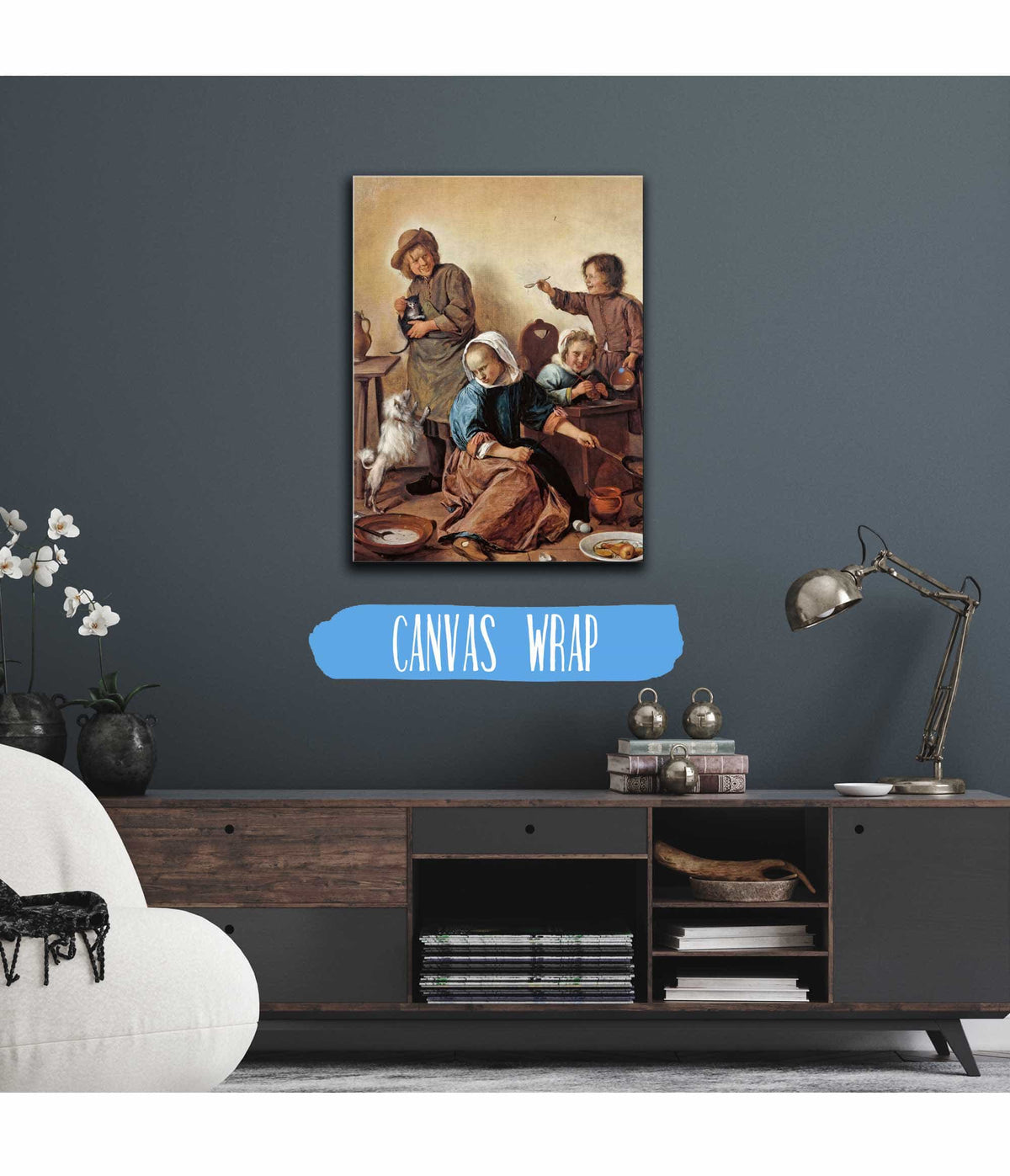 The Childrens Meal C by Jan Steen