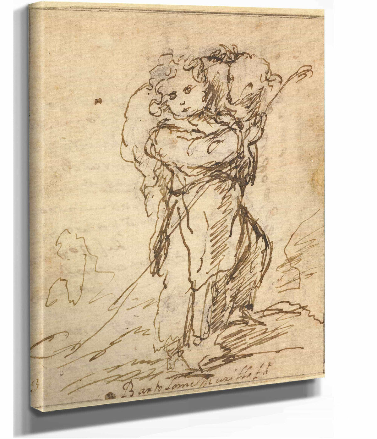 The Christ Child As The Good Shepherd   by Bartolome Esteban Murillo