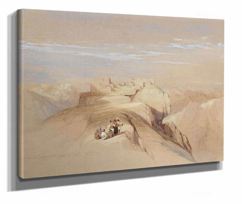 The Christian And Mohammedan Chapels On The Summit Of Sinai by David Roberts