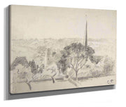 The Church At Eragny  by Camille Pissarro