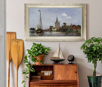 The Church Of Overschie by Johan Barthold Jongkind