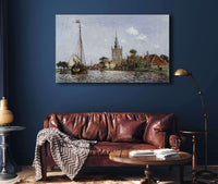 The Church Of Overschie by Johan Barthold Jongkind