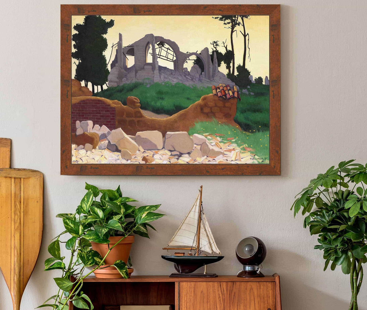 The Church Of Souain by Felix Vallotton