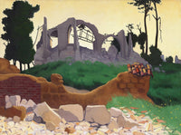 The Church Of Souain by Felix Vallotton