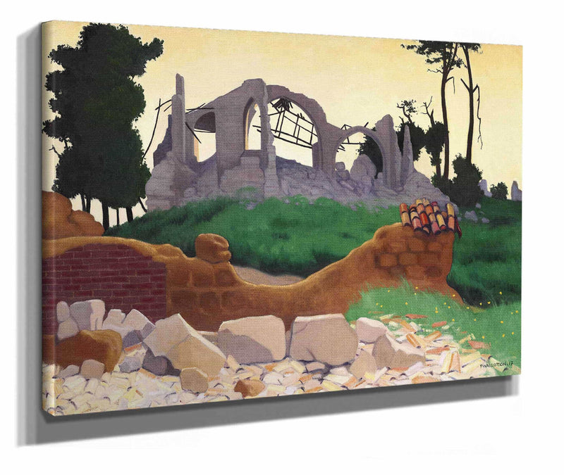 The Church Of Souain by Felix Vallotton