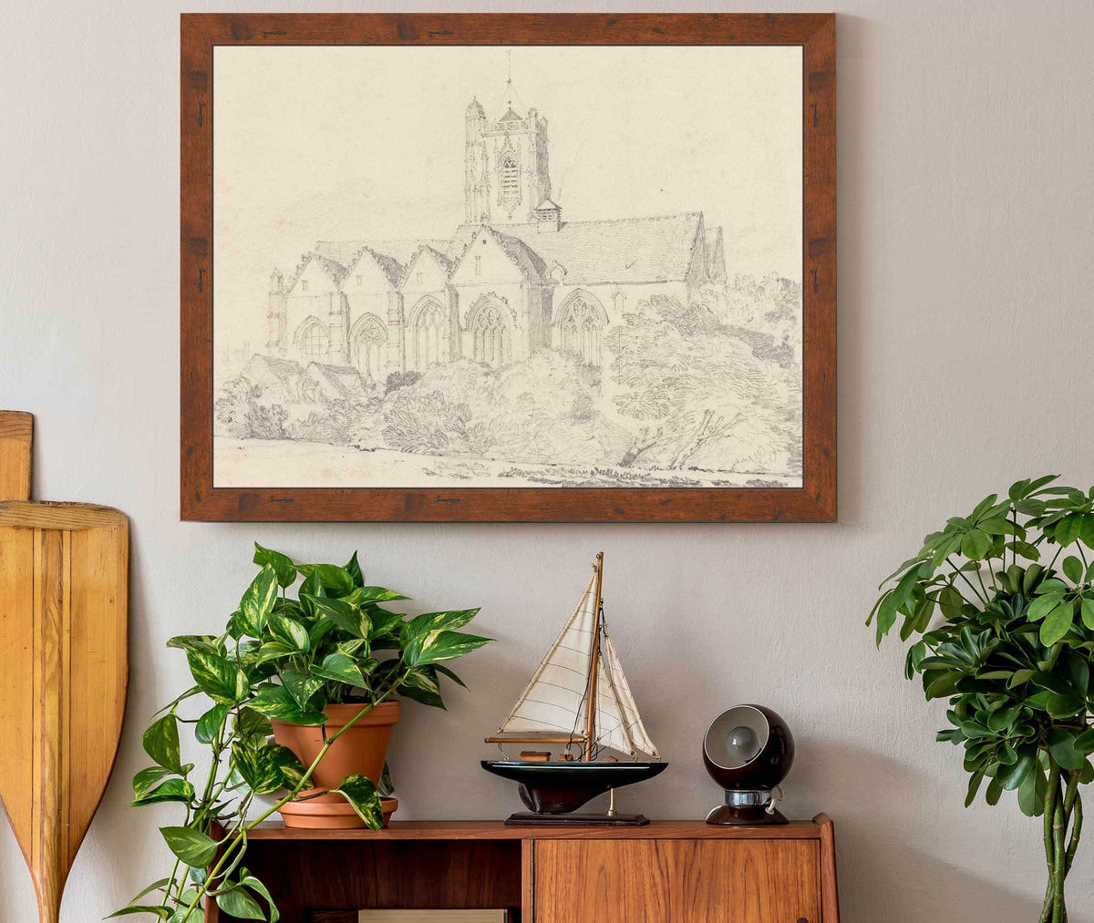 The Church Of St John Peronne Somme by John Sell Cotman