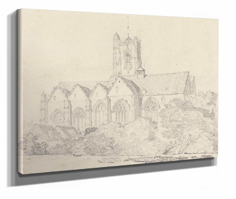 The Church Of St John Peronne Somme by John Sell Cotman