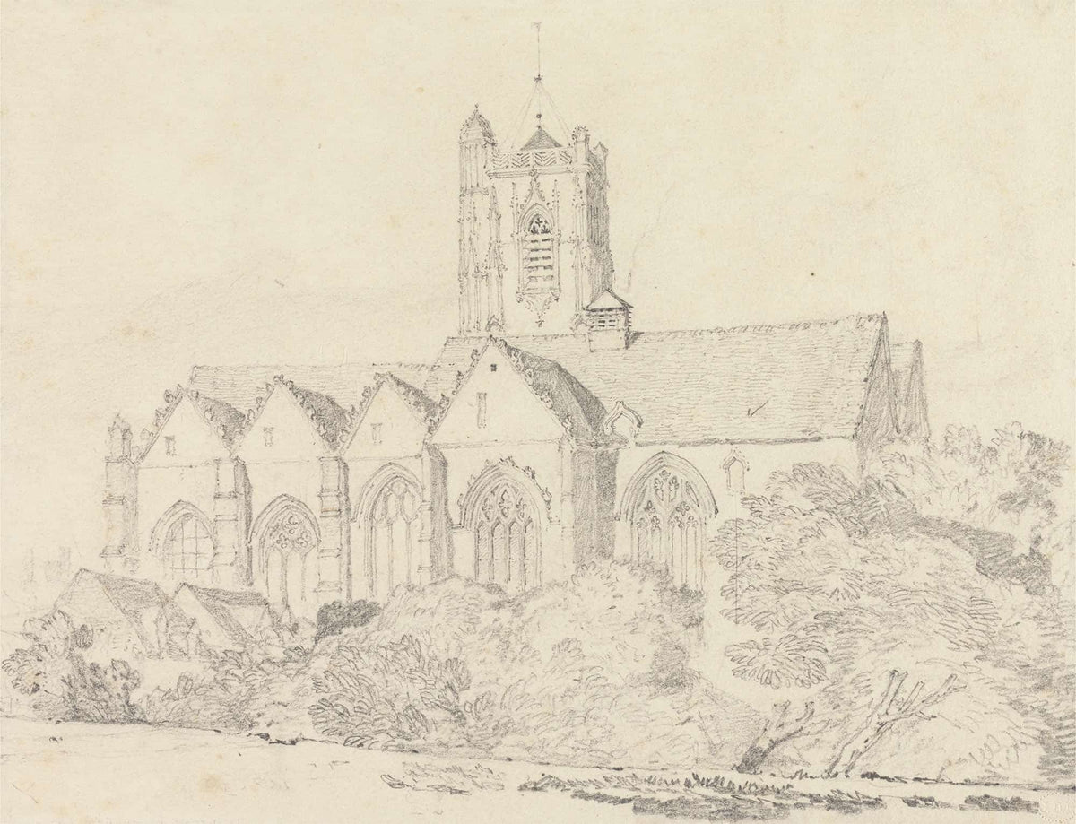 The Church Of St John Peronne Somme by John Sell Cotman
