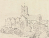 The Church Of St John Peronne Somme by John Sell Cotman