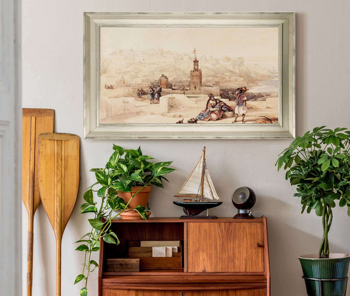 The Citadel Of Tangier Morocco by David Roberts