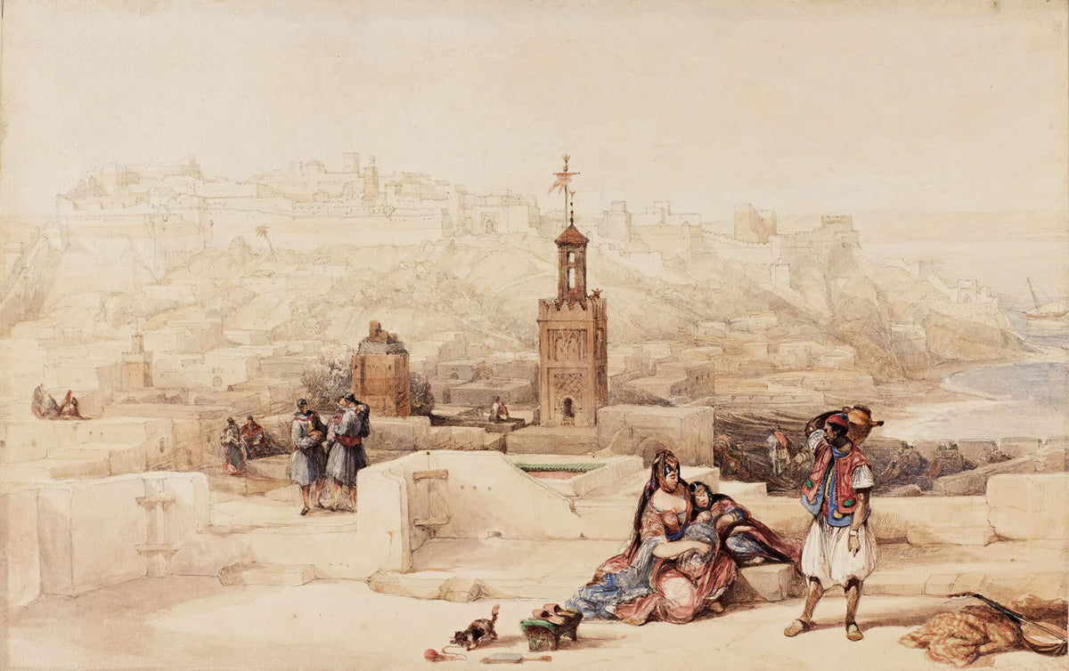 The Citadel Of Tangier Morocco by David Roberts