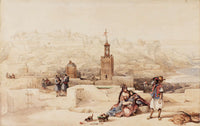 The Citadel Of Tangier Morocco by David Roberts