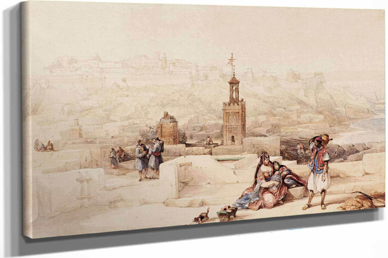 The Citadel Of Tangier Morocco by David Roberts