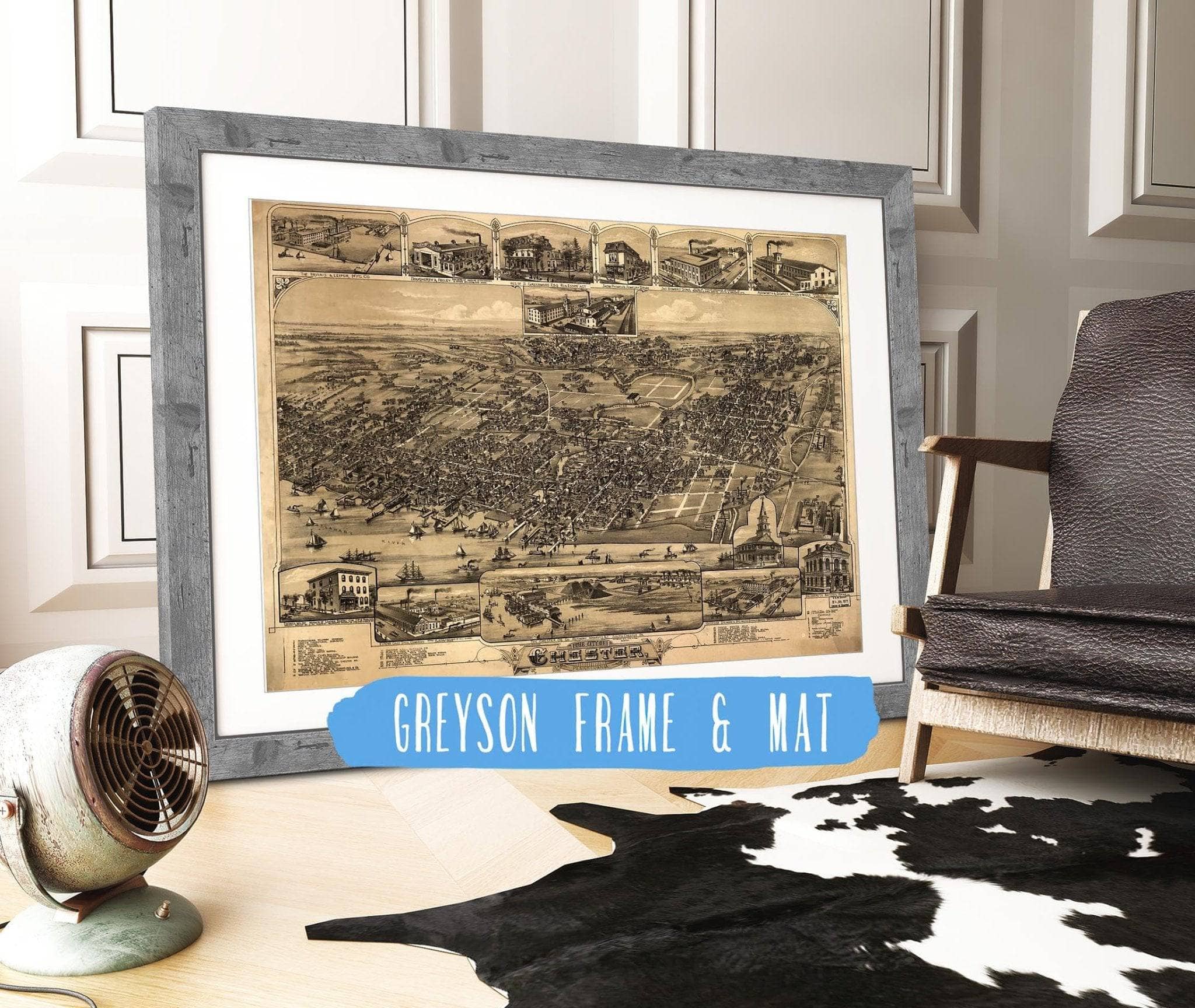 The City Of Chester Pennsylvania 1885 State of Pennsylvania