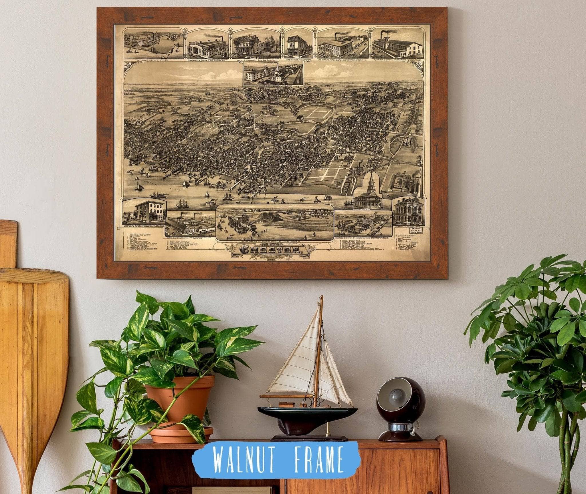 The City Of Chester Pennsylvania 1885 State of Pennsylvania
